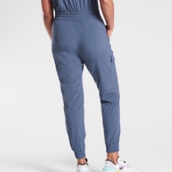 Athleta Unbound Jumpsuit Blue jogger medium - Picture 9 of 16